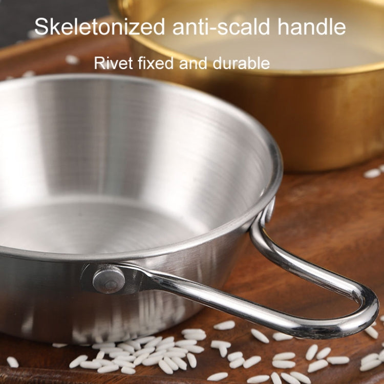 304 Edelstahl Gewürzschale Restaurant Reiswein Snack Servierflasche, 10,5 cm mit Griff Silber, 12 cm mit Griff Silber, 13 cm mit Griff Silber, 14 cm mit Griff Silber, 17 cm mit Griff Silber, 10,5 cm mit Griff Gold, 12 cm mit Griff Gold