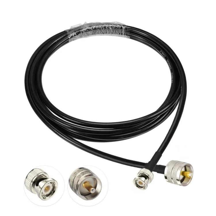 BNC-Stecker auf UHF-Stecker RG58-Adapterkabel, 0,5 m, 1 m, 2 m, 3 m, 5 m, 8 m, 10 m