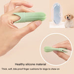 Fingerzahnbürste für Haustiere, Katzen und Hunde, Silikonzahnbürste, Zahnreinigungs- und Pflegewerkzeug für Haustiere