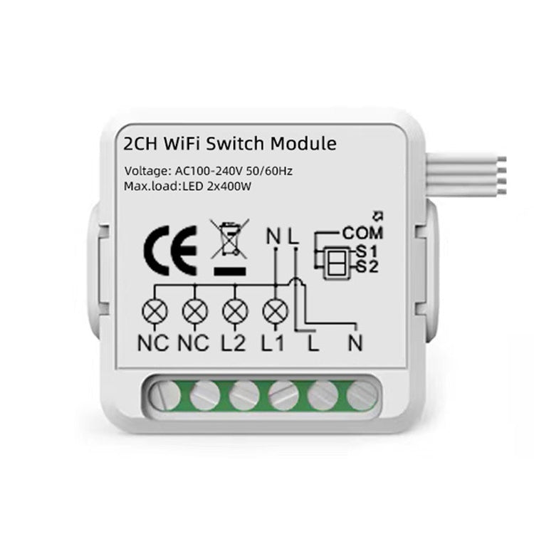 Intelligentes Schaltmodul für Alexa / Google Home / Tuya Smart Life APP, 1-Kanal WiFi, 2-Kanal WiFi, 3-Kanal WiFi, 4-Kanal WiFi, 1-Kanal Zigbee, 2-Kanal Zigbee, 3-Kanal Zigbee, 4-Kanal Zigbee