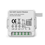 Intelligentes Schaltmodul für Alexa / Google Home / Tuya Smart Life APP, 1-Kanal WiFi, 2-Kanal WiFi, 3-Kanal WiFi, 4-Kanal WiFi, 1-Kanal Zigbee, 2-Kanal Zigbee, 3-Kanal Zigbee, 4-Kanal Zigbee