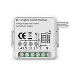 Intelligentes Schaltmodul für Alexa / Google Home / Tuya Smart Life APP, 1-Kanal WiFi, 2-Kanal WiFi, 3-Kanal WiFi, 4-Kanal WiFi, 1-Kanal Zigbee, 2-Kanal Zigbee, 3-Kanal Zigbee, 4-Kanal Zigbee