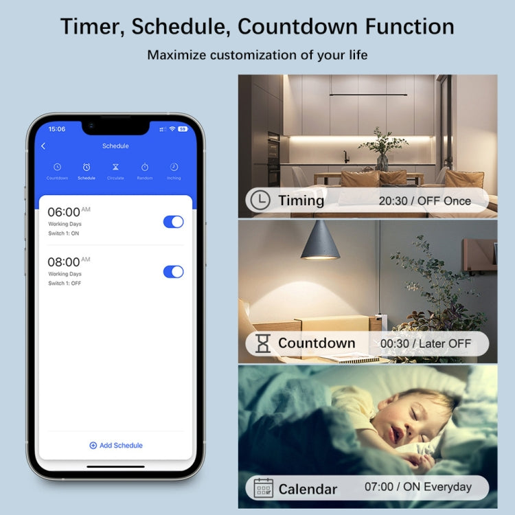 Intelligentes Schaltmodul für Alexa / Google Home / Tuya Smart Life APP, 1-Kanal WiFi, 2-Kanal WiFi, 3-Kanal WiFi, 4-Kanal WiFi, 1-Kanal Zigbee, 2-Kanal Zigbee, 3-Kanal Zigbee, 4-Kanal Zigbee