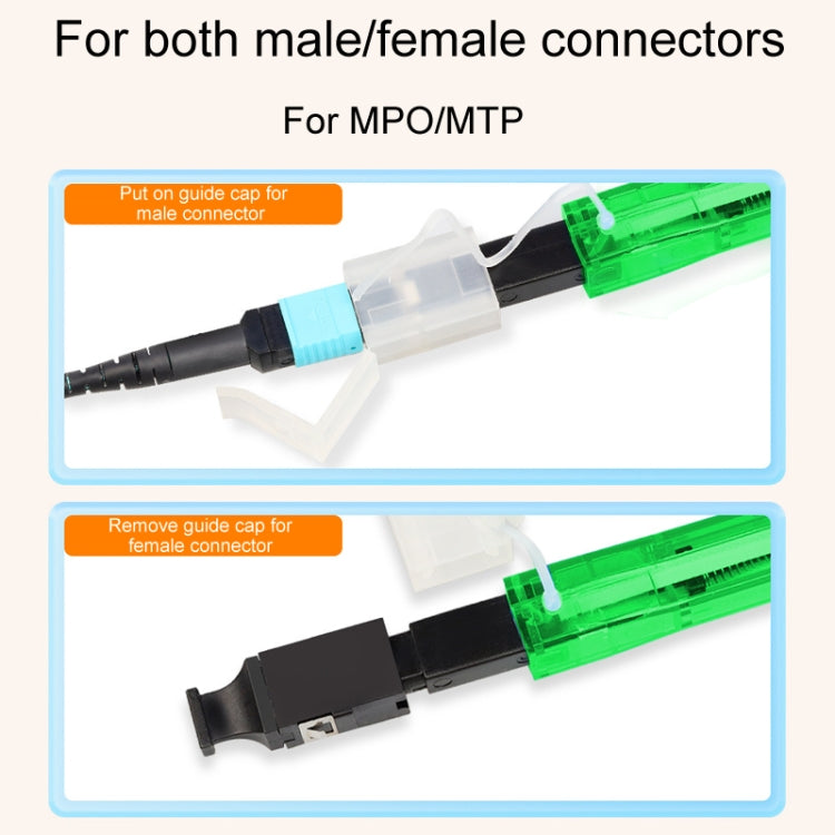 Für MPO / MTP Glasfaser-Reinigungsstift Optisches Modul Ferrulen-Endflächenreiniger