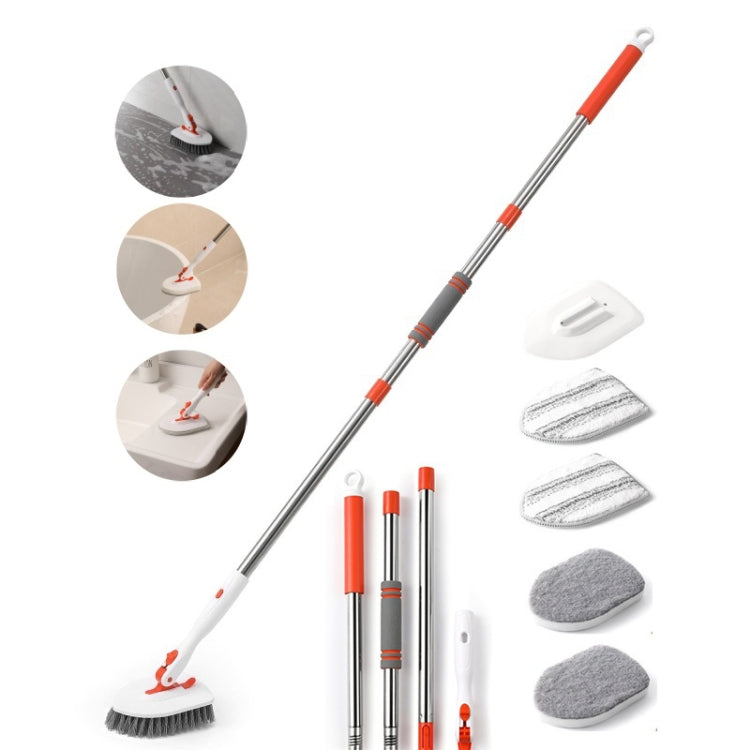 Duschreinigungsbürste mit 132 cm verstellbarem Griff Wannen-Fliesen-Schrubberbürste, Set 1, Set 2, Set 3, Set 4, Set 5