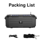 BDL-187 LED Licht Solar Kabelloser Bluetooth Lautsprecher Tragbar Outdoor Camping FM Radio