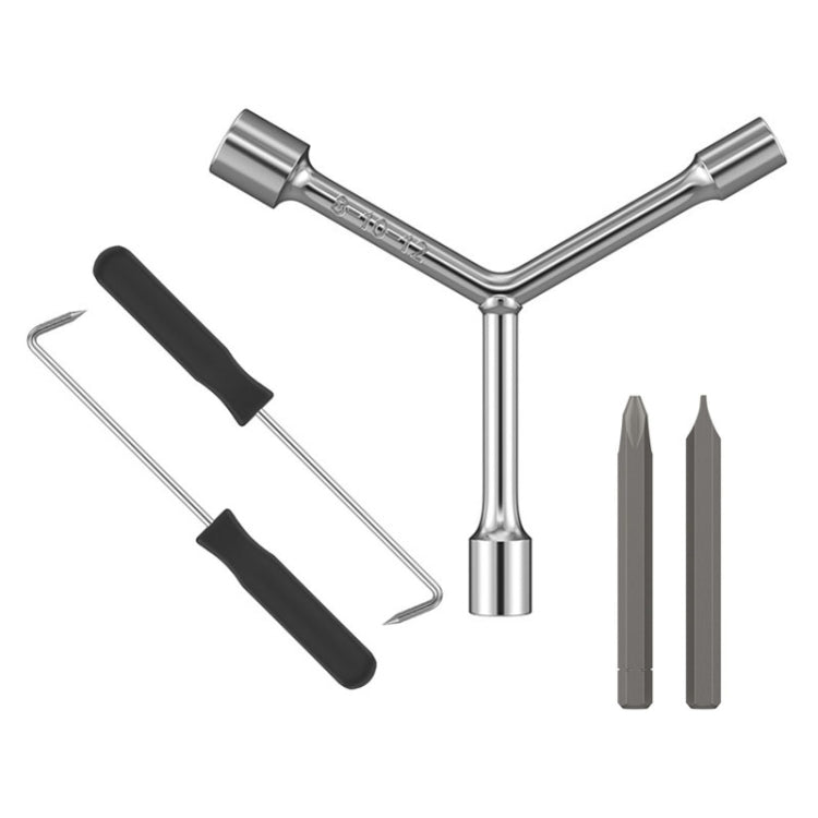 Kessel-Waschmaschinen-Demontage-Reinigungs-Reparaturwerkzeuge Multifunktionaler Schraubendreher Dreizack-Schlüssel, 5-teilig/Set