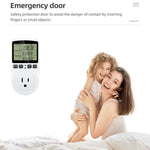 Intelligenter digitaler Thermostat Countdown Temperatursteuerung Schalter Steckdose Zeitsteuerung Temperaturregler, US Stecker