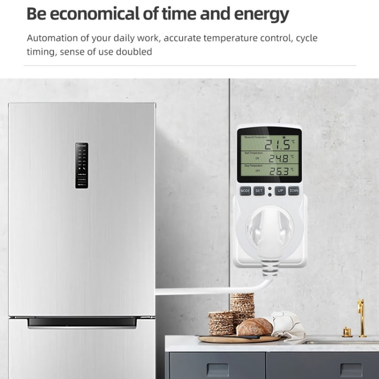 Intelligenter digitaler Thermostat Countdown Temperatursteuerung Schalter Steckdose Zeitsteuerung Temperaturregler, US Stecker
