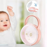 Baby Cartoon Panda Schnuller-Aufbewahrungsbox Tragbare Schnuller Transparente Staubbox