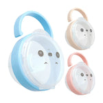 Baby Cartoon Panda Schnuller-Aufbewahrungsbox Tragbare Schnuller Transparente Staubbox