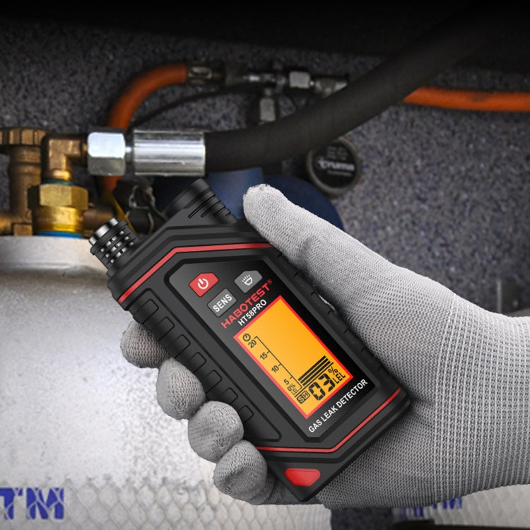 HABOTEST Tragbarer Wiederaufladbarer Gasmelder, HT629