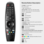 Für LG TV Bluetooth Handheld Infrarot Sprach Multifunktionsfernbedienung, AKB75855501 Sprache