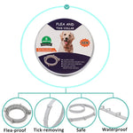 Floh- und Zeckenhalsband für Hunde und Katzen mit Aluminiumetui, 72 cm Grau, 72 cm Orange, 72 cm Blau, 38 cm Orange, 38 cm Rosa, 38 cm Blau