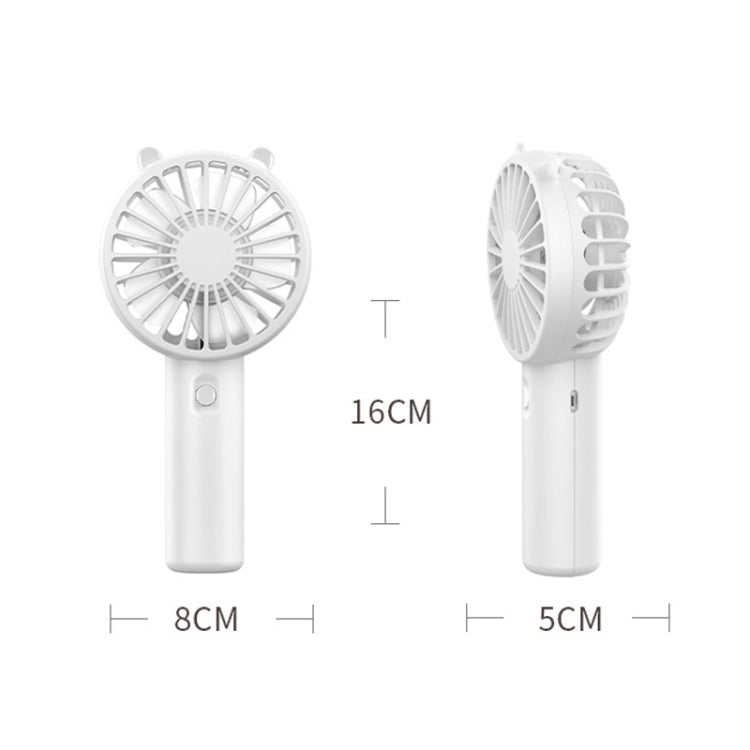 Mini USB Handventilator Wiederaufladbar Tragbar Desktop Telefonhalter
