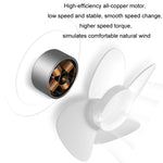 Mini USB Handventilator Wiederaufladbar Tragbar Desktop Telefonhalter