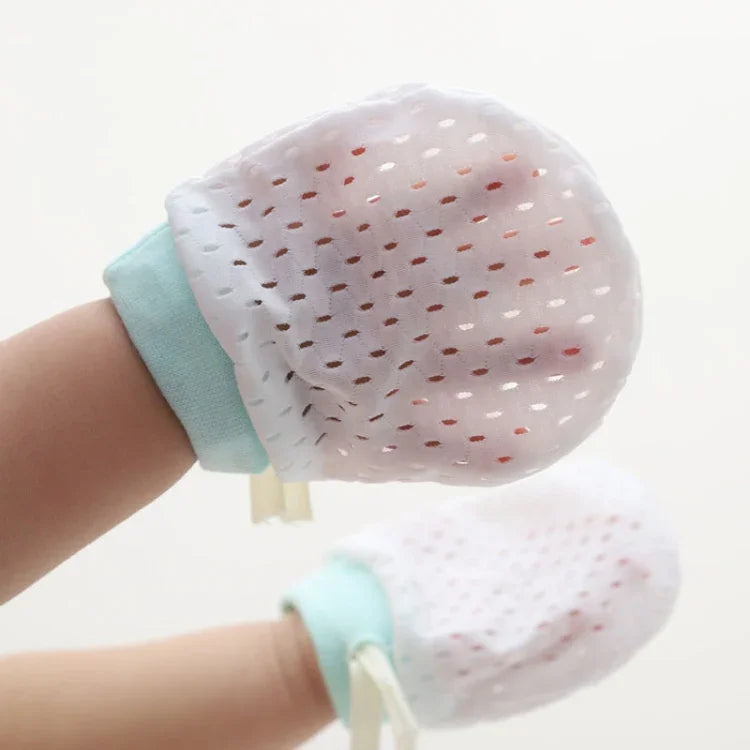 Anti-Kratz-Handschuhe aus Mesh für Neugeborene, atmungsaktiv, elastisch, verstellbar, für 0-18 Monate (Rosa), für 0-18 Monate (Gelb), für 0-18 Monate (Blau), für 0-10 Monate (Rosa), für 0-10 Monate (Gelb), für 0-10 Monate (Blau)