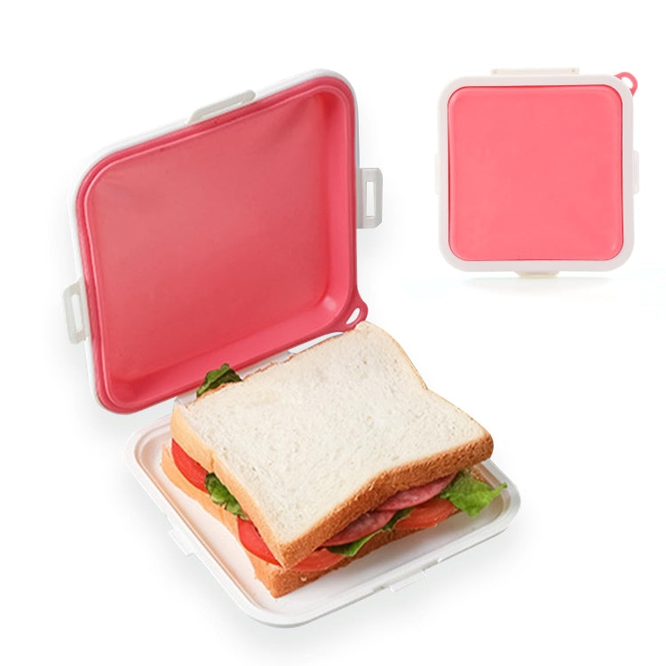 Sandwichbrot Frischhalte-Aufbewahrungsbox Silikon Tragbare To-Go Lunchbox