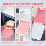 Sandwichbrot Frischhalte-Aufbewahrungsbox Silikon Tragbare To-Go Lunchbox