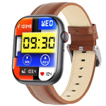 F70 Smartwatch mit 2,1-Zoll-Bildschirm, Blutzucker-/Blutsauerstoffmessung, SOS-Alarm und über 100 Sportmodi