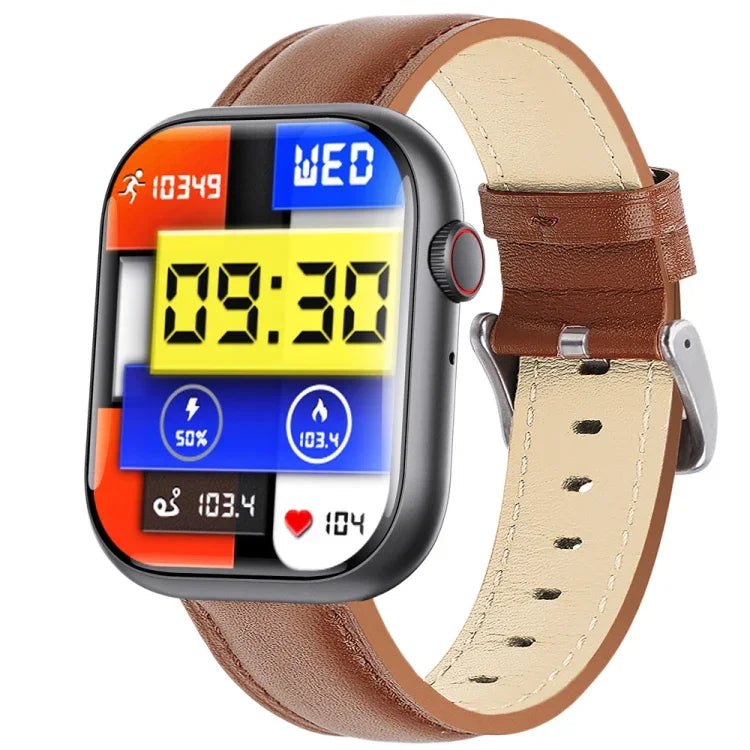 F70 Smartwatch mit 2,1-Zoll-Bildschirm, Blutzucker-/Blutsauerstoffmessung, SOS-Alarm und über 100 Sportmodi