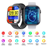 F70 Smartwatch mit 2,1-Zoll-Bildschirm, Blutzucker-/Blutsauerstoffmessung, SOS-Alarm und über 100 Sportmodi