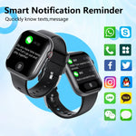 F70 Smartwatch mit 2,1-Zoll-Bildschirm, Blutzucker-/Blutsauerstoffmessung, SOS-Alarm und über 100 Sportmodi