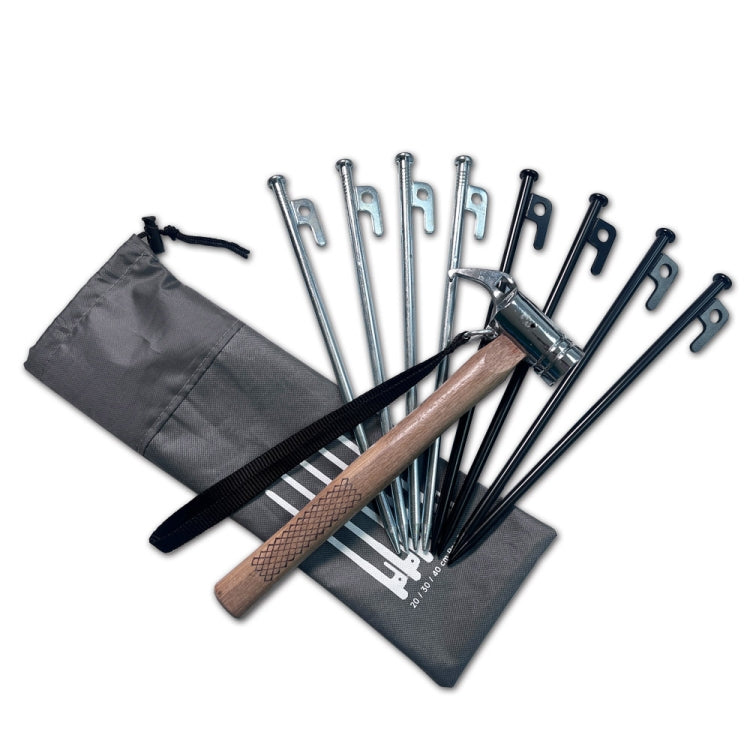 Erdspieß Aufbewahrungstasche Outdoor Camping Zubehör Tragbare Handtasche, S 20cm, M 30cm, L 40cm
