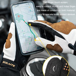 SULAITE Motorradfahren Atmungsaktive Leitfähige Touchscreen Vollfingerhandschuhe, M, L, XL, XXL
