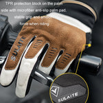 SULAITE Motorradfahren Atmungsaktive Leitfähige Touchscreen Vollfingerhandschuhe, M, L, XL, XXL