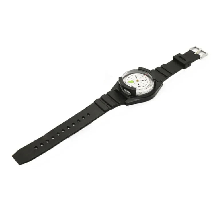 Silikonarmband Wasserdichter tragbarer Outdoor-Kompass im Armbanduhr-Stil, P304