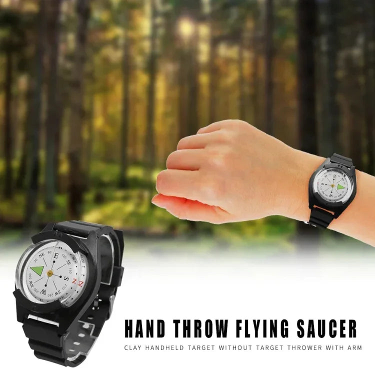 Silikonarmband Wasserdichter tragbarer Outdoor-Kompass im Armbanduhr-Stil, P304