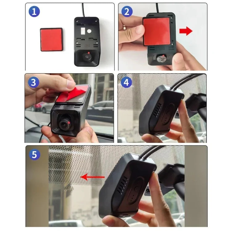Android ADAS HD Nachtsicht 1080P USB Fahrrekorder, Einzellinse, Doppellinse, Einzellinse WIFI Version