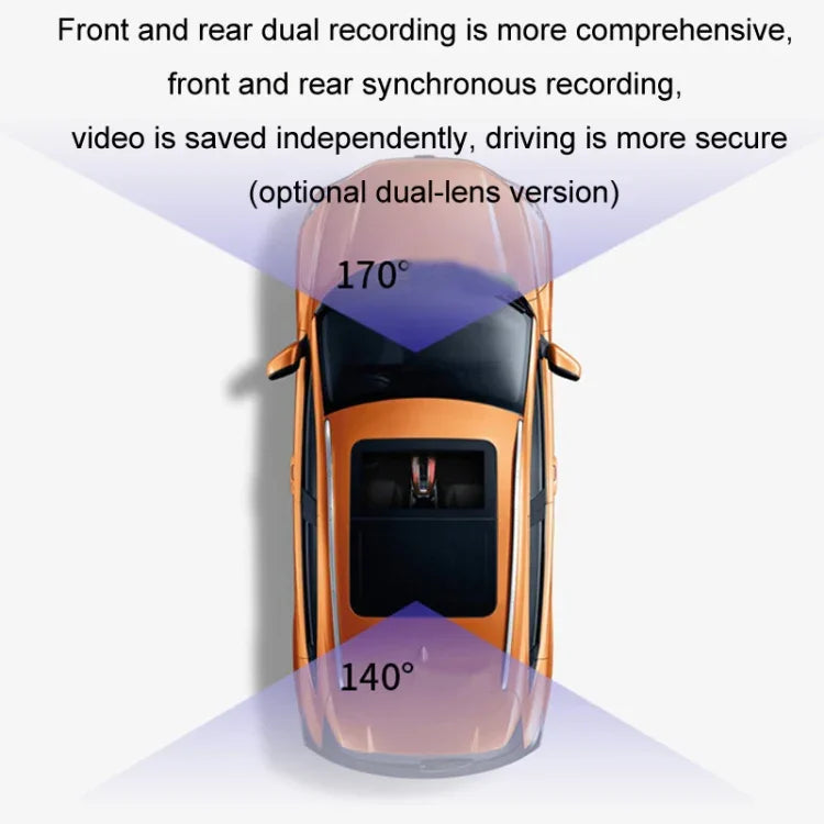 Android ADAS HD Nachtsicht 1080P USB Fahrrekorder, Einzellinse, Doppellinse, Einzellinse WIFI Version