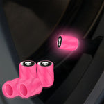 4pcs /Set Luminous Car Motorcycle Tire Modified Valve Cap, Orange Red White Skull, Orange Red Black Flag, Orange Red Red Skull, Orange Red Sports Car, Pink White Skull, Pink Black Flag, Pink Red Skull, Pink Sports Car, Yellow White Skull               ...