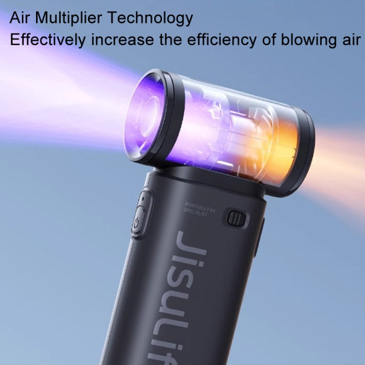 JisuLife Life9 Hochgeschwindigkeits Handventilator Mini Tragbar USB Wiederaufladbarer Desktop Kühlventilator, 3600mAh, 5000mAh