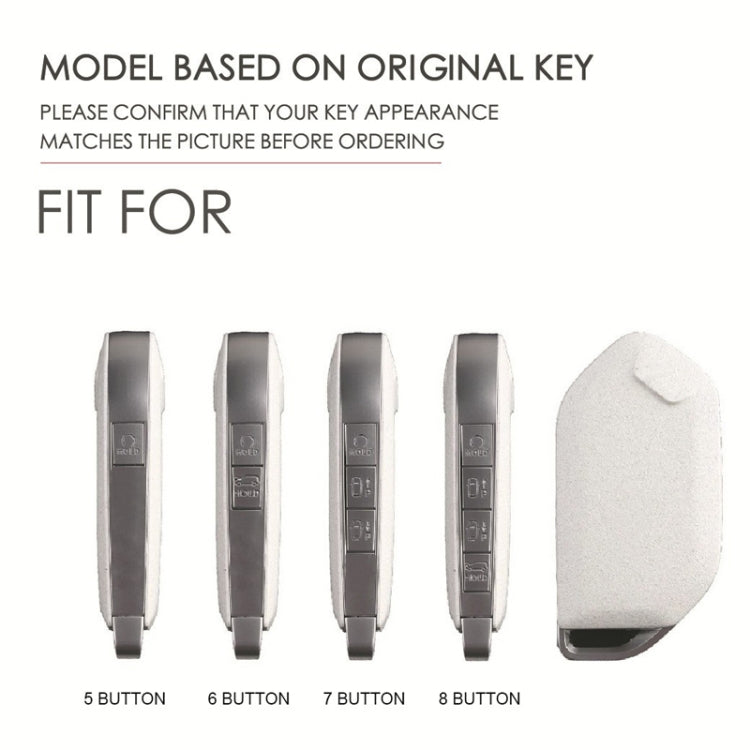 For Kia 2024 Hallmo Car Key Protective Cover, 5 Keys Brown, 5 Keys Blue, 5 Keys Black, 6 Keys Brown, 6 Keys Blue, 6 Keys Black, 7 Keys Brown, 7 Keys Blue, 7 Keys Black, 8 Keys Brown, 8 Keys Blue, 8 Keys Black