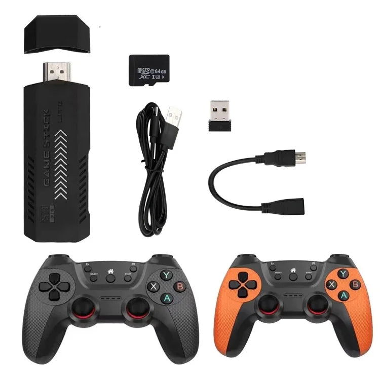 X2 Ultra Videospielkonsole im Stick-Format mit 2,4-GHz-Doppel-Funkcontroller, 64 GB, 128 GB, 256 GB