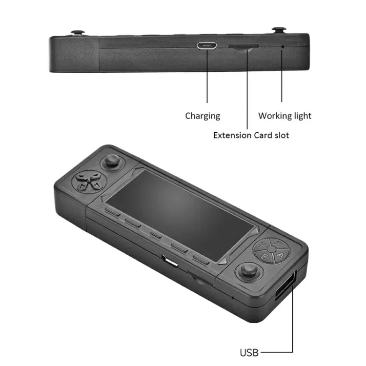 X9 Ultra Videospiel-Stick-Konsole mit 2,4-GHz-Doppel-Funkcontroller, 64 GB Speicher und über 37.000 Spielen, 128 GB Speicher und über 42.000 Spielen, 256 GB Speicher und über 60.000 Spielen