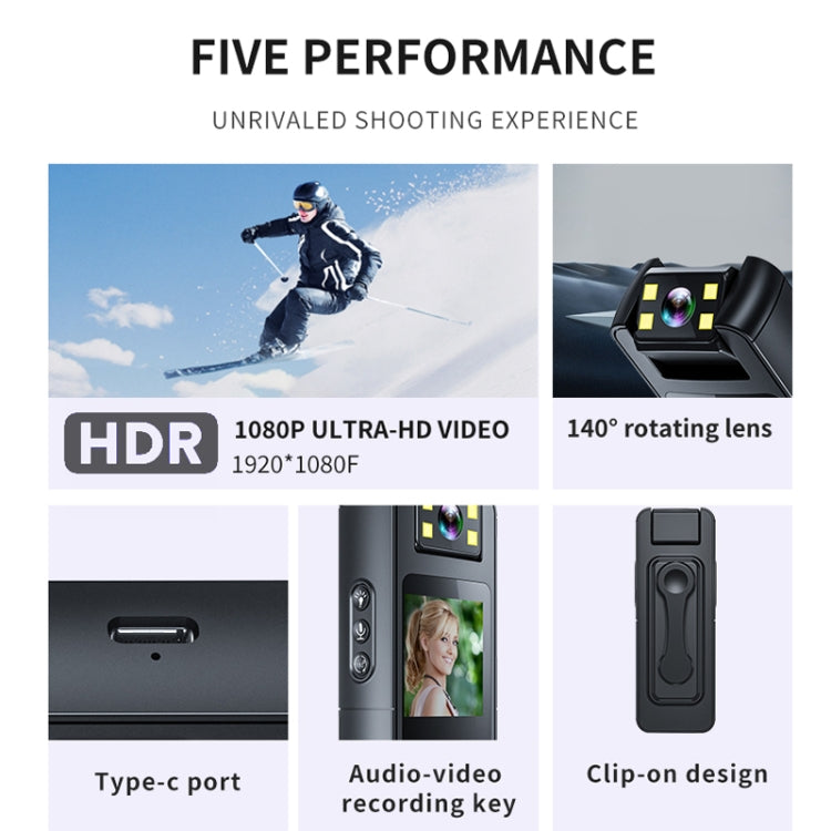 Hochauflösende Nachtsicht Tragbare Outdoor Sport Recorder Kamera, CS11