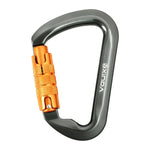 XINDA XD-8128 Outdoor-Kletter-Karabiner für Lastenübertragung, Überlebens-Kits, Automatisch-Grau, Automatisch-Schwarz, Verschraubt-Grau, Verschraubt-Schwarz, Verschraubt-Orange, Verschraubt-Blau, Verschraubt-Dunkelgrün