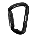 XINDA XD-8128 Outdoor-Kletter-Karabiner für Lastenübertragung, Überlebens-Kits, Automatisch-Grau, Automatisch-Schwarz, Verschraubt-Grau, Verschraubt-Schwarz, Verschraubt-Orange, Verschraubt-Blau, Verschraubt-Dunkelgrün