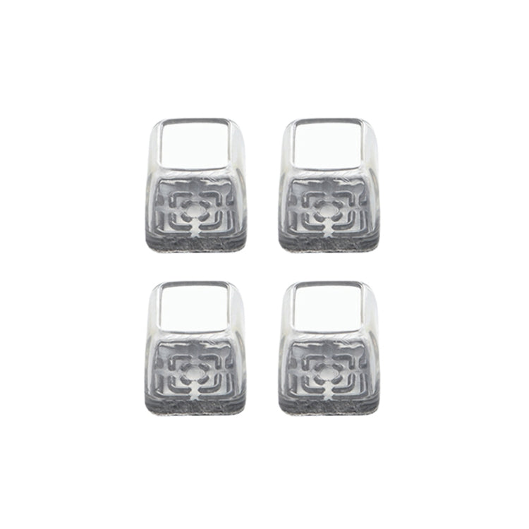 4tlg./Set Verdickte, verschleißfeste Tisch- und Stuhlbeinkappen, Haushaltsübliche, geräuschlose, rutschfeste Hockerfußschoner, Mini Klein Rund Transparent, Mini Klein Rund Hellgrau, Mini Klein Rund Hellbraun, Mini Klein Quadratisch Transparent