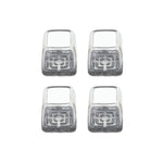 4tlg./Set Verdickte, verschleißfeste Tisch- und Stuhlbeinkappen, Haushaltsübliche, geräuschlose, rutschfeste Hockerfußschoner, Mini Klein Rund Transparent, Mini Klein Rund Hellgrau, Mini Klein Rund Hellbraun, Mini Klein Quadratisch Transparent
