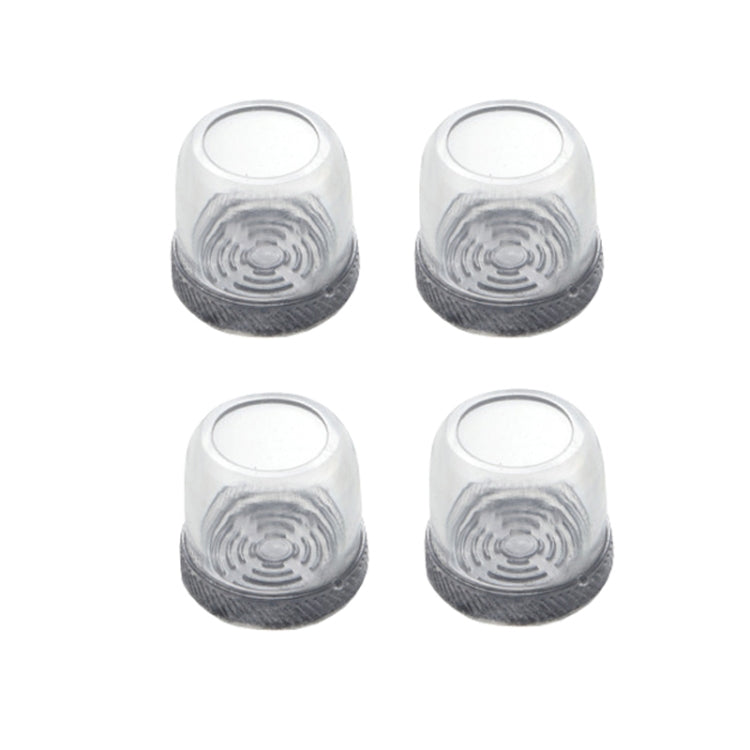 4tlg./Set Verdickte, verschleißfeste Tisch- und Stuhlbeinkappen, Haushaltsübliche, geräuschlose, rutschfeste Hockerfußschoner, Mini Klein Rund Transparent, Mini Klein Rund Hellgrau, Mini Klein Rund Hellbraun, Mini Klein Quadratisch Transparent