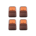 4tlg./Set Verdickte, verschleißfeste Tisch- und Stuhlbeinkappen, Haushaltsübliche, geräuschlose, rutschfeste Hockerfußschoner, Mini Klein Rund Transparent, Mini Klein Rund Hellgrau, Mini Klein Rund Hellbraun, Mini Klein Quadratisch Transparent