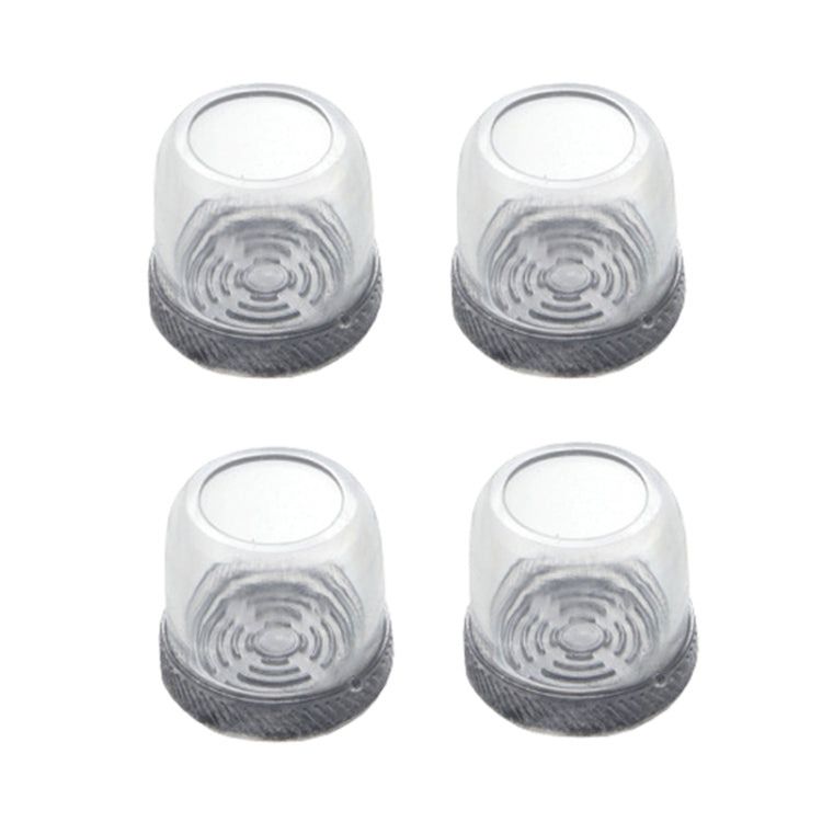 4tlg./Set Verdickte, verschleißfeste Tisch- und Stuhlbeinkappen, Haushaltsübliche, geräuschlose, rutschfeste Hockerfußschoner, Mini Klein Rund Transparent, Mini Klein Rund Hellgrau, Mini Klein Rund Hellbraun, Mini Klein Quadratisch Transparent