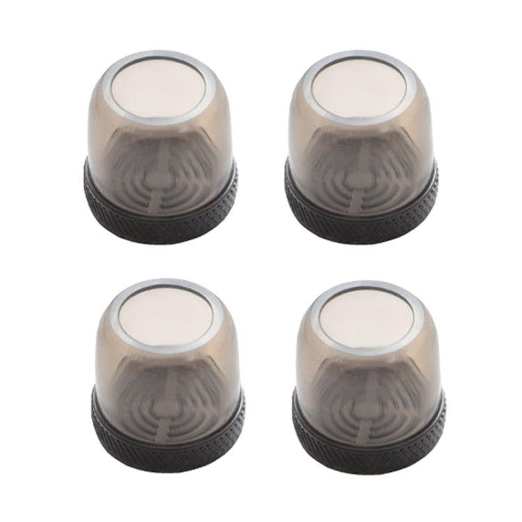 4tlg./Set Verdickte, verschleißfeste Tisch- und Stuhlbeinkappen, Haushaltsübliche, geräuschlose, rutschfeste Hockerfußschoner, Mini Klein Rund Transparent, Mini Klein Rund Hellgrau, Mini Klein Rund Hellbraun, Mini Klein Quadratisch Transparent