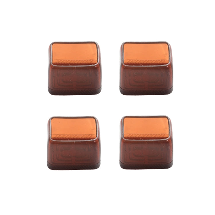 4tlg./Set Verdickte, verschleißfeste Tisch- und Stuhlbeinkappen, Haushaltsübliche, geräuschlose, rutschfeste Hockerfußschoner, Mini Klein Rund Transparent, Mini Klein Rund Hellgrau, Mini Klein Rund Hellbraun, Mini Klein Quadratisch Transparent
