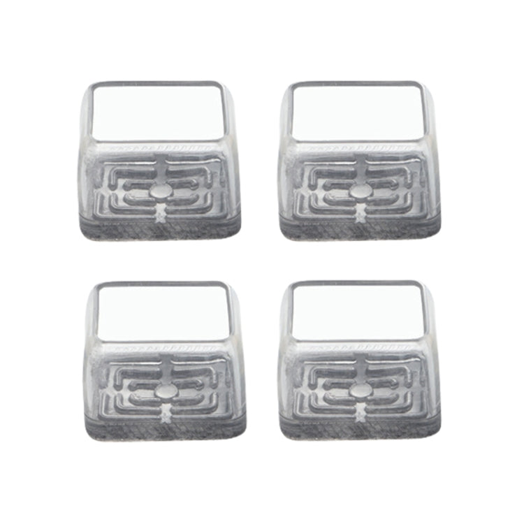 4tlg./Set Verdickte, verschleißfeste Tisch- und Stuhlbeinkappen, Haushaltsübliche, geräuschlose, rutschfeste Hockerfußschoner, Mini Klein Rund Transparent, Mini Klein Rund Hellgrau, Mini Klein Rund Hellbraun, Mini Klein Quadratisch Transparent